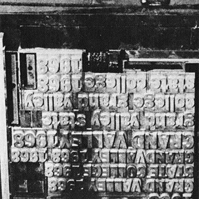 GVSU Yearbook typeface